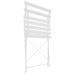 Berkfield Home 3 Piece Bistro Set Steel White - thumbnail 6