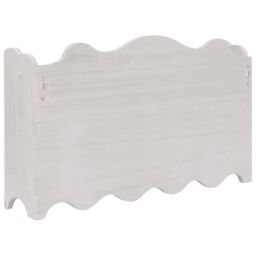 Berkfield Home Wall Mounted Coat Rack White 50x10x30 cm Wood - Size: 50 x 10 x 30 cm - thumbnail 4