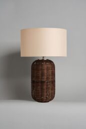 BHS Lighting Garvey Brown Table Lamp - thumbnail 2