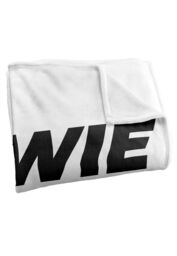 David Bowie 75 Logo Silky Touch Super Soft Throw Blanket 152 X 127 cm in White - thumbnail 3