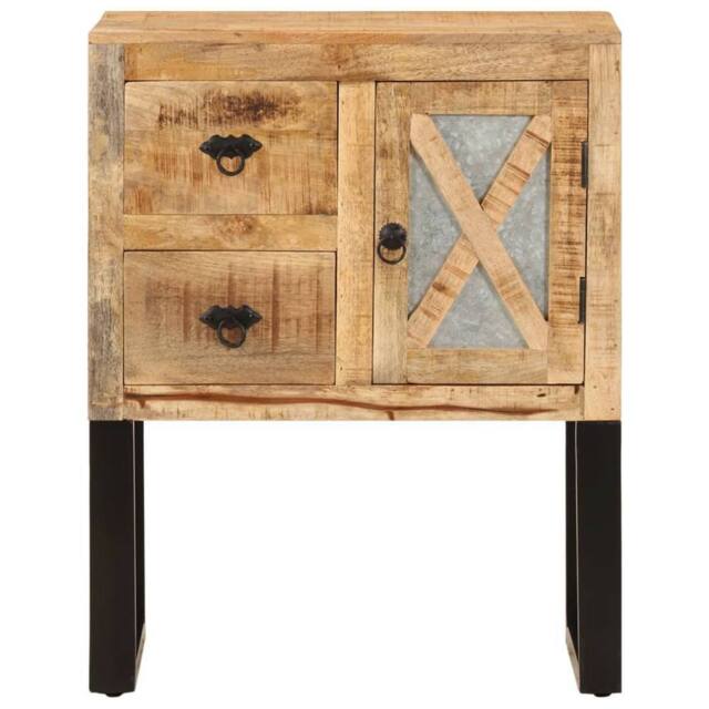 Berkfield Home Sideboard 60x30x76 cm Solid Mango Wood in Brown - Size: 60 x 30 x 76 cm - image 1