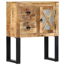 Berkfield Home Sideboard 60x30x76 cm Solid Mango Wood in Brown - Size: 60 x 30 x 76 cm - thumbnail 2