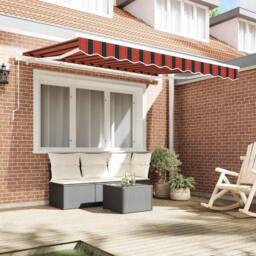 Berkfield Home Stylish Awning Replacement Fabric for 3.5x2 m Frame Multicolour Stripe - thumbnail 1