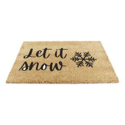 Artsy Mats Let It Snow Doormat in Beige - Size: 40 cm x 60 cm - thumbnail 3