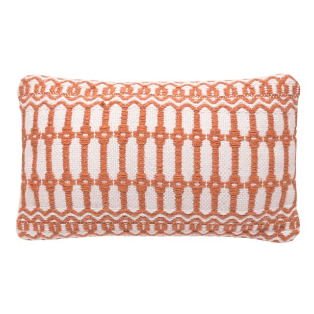 Country Living Outdoor Woven Terracotta Cushion - 30cm x 50cm - Size: 30 cm x 50 cm - image 1