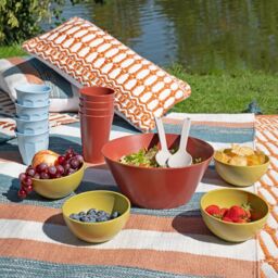 Country Living Outdoor Woven Terracotta Cushion - 30cm x 50cm - Size: 30 cm x 50 cm - thumbnail 2