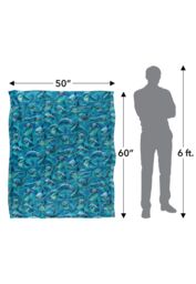 JQ Licensing Royce Mcclure Mod Squad Dolphin Sunglasses Pattern Silky Touch Super Soft Throw Blanket 152 X 127 cm in White - thumbnail 5