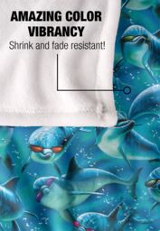 JQ Licensing Royce Mcclure Mod Squad Dolphin Sunglasses Pattern Silky Touch Super Soft Throw Blanket 152 X 127 cm in White - thumbnail 4