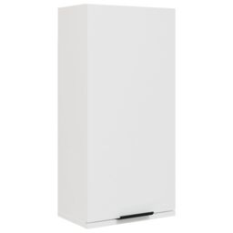 Berkfield Home Wall-mounted Bathroom Cabinet White 32x20x67 cm - Size: 32 x 20 x 67 cm - thumbnail 2