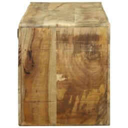 Berkfield Home TV Cabinet 100x32x36 cm Solid Wood Mango in Brown - Size: 100 x 32 x 36 cm - thumbnail 4