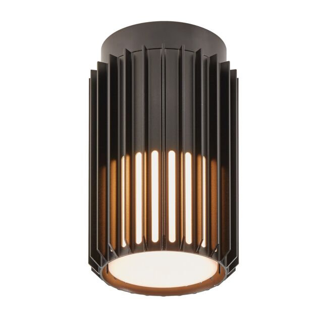 Nordlux Aludra Outdoor Ceiling Light Black Metal E27 IP54 Mains - image 1