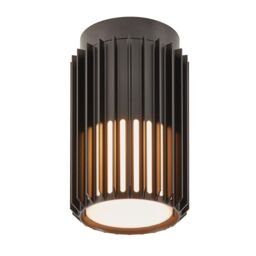 Nordlux Aludra Outdoor Ceiling Light Black Metal E27 IP54 Mains - thumbnail 1
