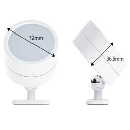 SPETLEK 2X Touch Wall Lights Fittings Rechargeable LED Portable Lamps Dimmable in Black - thumbnail 2