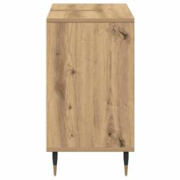Berkfield Home Vanity Unit Artisan Oak MDF Standard Vanity Unit Rectangular in Brown - thumbnail 7