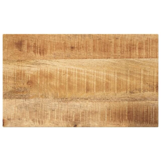 Berkfield Home Table Top 40x20x2.5 cm Rectangular Solid Wood Rough Mango in Brown - image 1