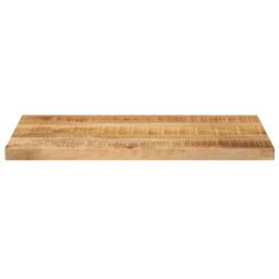 Berkfield Home Table Top 40x20x2.5 cm Rectangular Solid Wood Rough Mango in Brown - thumbnail 3