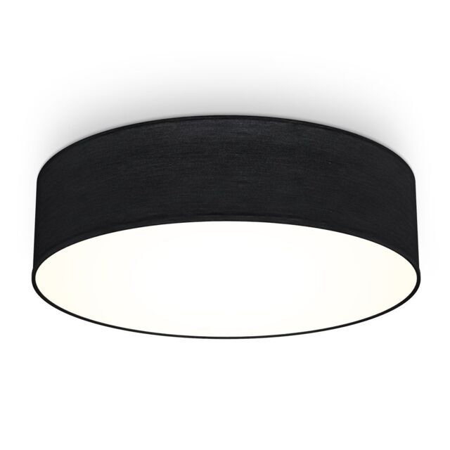 B.K.Licht Black 2xE27 40W Requires Bulb Ceiling Light - image 1