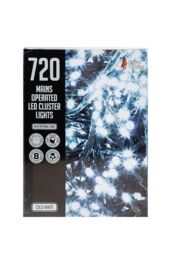 VFM e-Store 720 Led 9.35M Christmas Cluster Lights in White - thumbnail 1