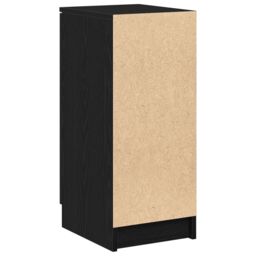 Berkfield Home Shoe Cabinet Black Oak 30x35x70 cm Engineered Wood - Size: 30 x 35 x 70 cm - thumbnail 6