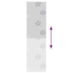 Berkfield Home Shower Roller Blind 60x240 cm Fabric Width 56 cm in Grey - thumbnail 5