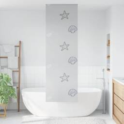 Berkfield Home Shower Roller Blind 60x240 cm Fabric Width 56 cm in Grey - thumbnail 3