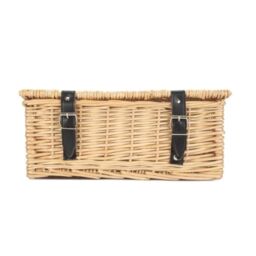 Red Hamper 36cm Unlined Buff Wicker Empty Picnic Basket in Brown - thumbnail 3