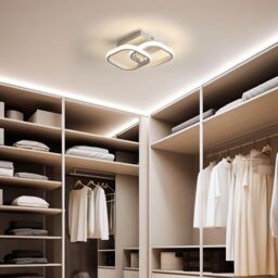 COMELY Ceiling Light Modern 22W, Acrylic Square LED Ceiling Lamp, 4500K, White - thumbnail 4