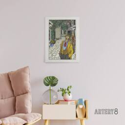 "Artery8 Naturally Gifted Singer Musician Moriz Jung Canvas Wall Art Print - Size: W12"" x H16""" - thumbnail 3