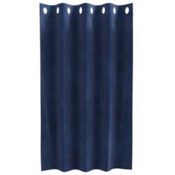 Berkfield Home Blackout Curtains with Eyelets 2 pcs Dark Blue Velvet - thumbnail 3
