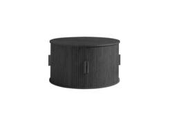 Birlea Axel Round Fluted Coffee Table with Storage Black - Size: 1 Pack - thumbnail 7