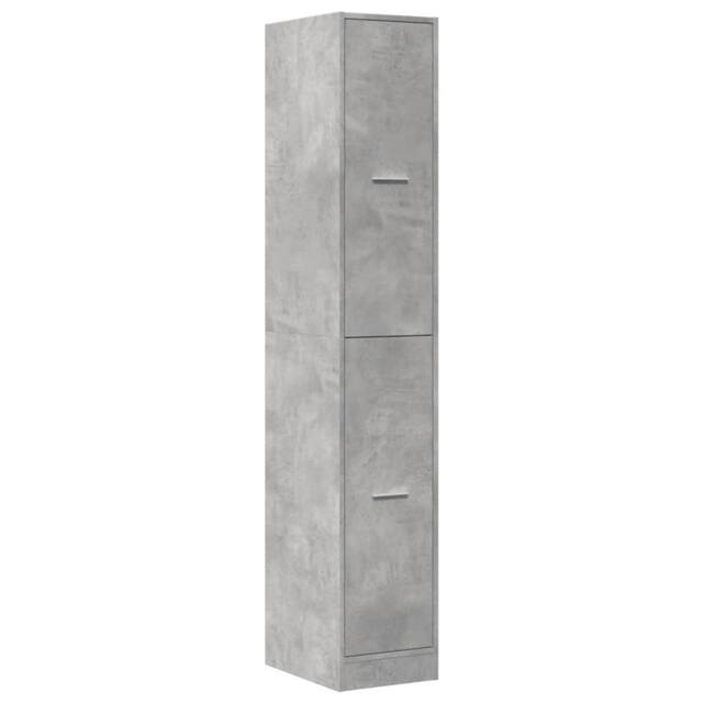 Berkfield Home Elegant Apothecary Cabinet¬†Concrete Grey 30x41x174.5 cm Engineer - image 1