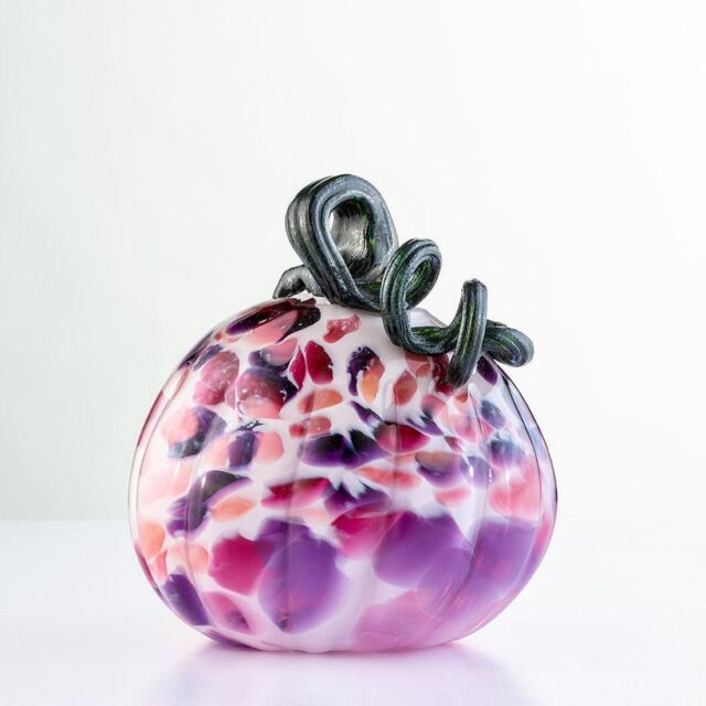 Sienna Glass Harvest Pumpkin Pink - image 1