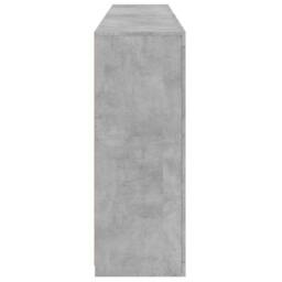 Berkfield Home Sideboard with LED Lights Concrete Grey 181.5x37x100 cm - thumbnail 7