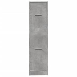 Berkfield Home Elegant Apothecary Cabinet Concrete Grey 30x41x118 cm Engineered Wood - Size: 30 x 41 x 118 cm - thumbnail 5