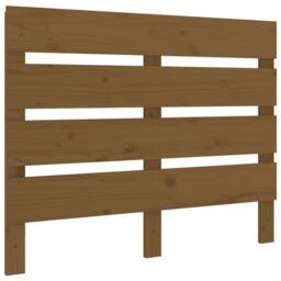 Berkfield Home Headboard Honey Brown 100x3x80 cm Solid Wood Pine - Size: 100 x 3 x 80 cm - thumbnail 1