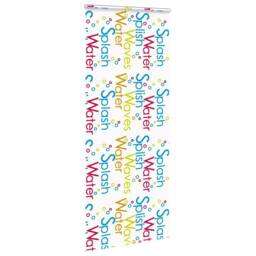 Berkfield Home Shower Roller Blind with Cassette 110x240 cm Fabric Width 106 cm in White - thumbnail 3