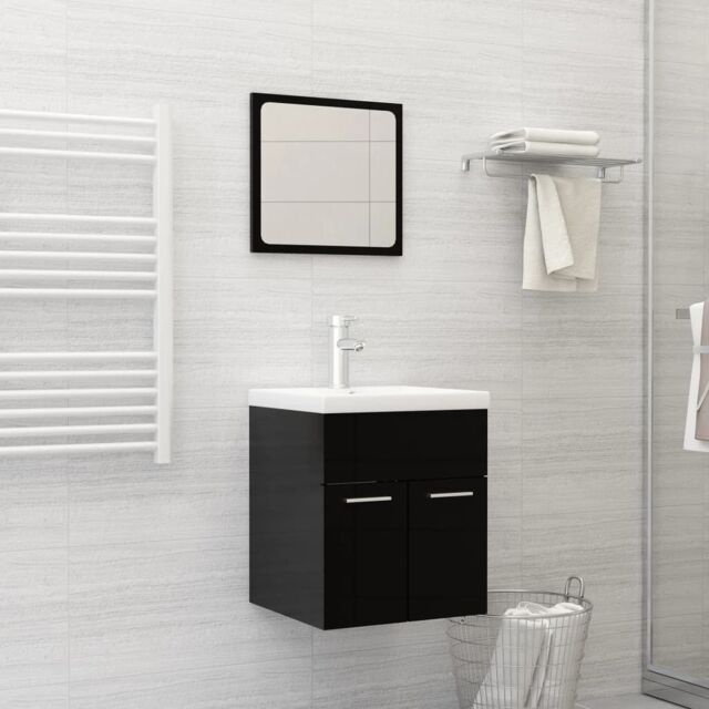 Berkfield Home Built-in Basin with Faucet 42x39x18 cm Ceramic White - Size: 42 x 39 x 18 cm - image 1