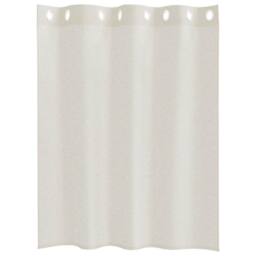 Berkfield Home Curtains with Curtains 2 pcs Cream 140 x 140 cm Polyester - thumbnail 4