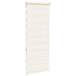 Berkfield Home Zebra Blind Marble Beige 55x150 cm Fabric Width 50.9 cm Polyester - thumbnail 4