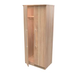 Ready Assembled 2 U Carlton 2 Door Wardrobe (Ready Assembled) in Light Oak - Size: Large - thumbnail 6