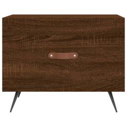 Berkfield Home Decorative Coffee Tables 2 pcs Brown Oak 50x50x40 cm Engineered Wood - Size: 50 x 50 x 40 cm - thumbnail 6