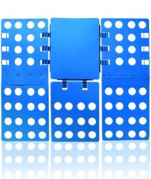 Shatchi Magic Fast Speed Adult Clothes Shirt Folder Organizer Flip Folding Board in Blue - thumbnail 6