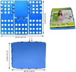 Shatchi Magic Fast Speed Adult Clothes Shirt Folder Organizer Flip Folding Board in Blue - thumbnail 5