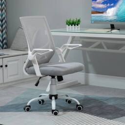 Kelvenix Mesh Home Office Chair Swivel in Grey - Size: 0.6m2 - thumbnail 5