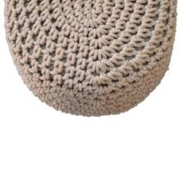 Wyld Haus Mantua Beige Hand Woven Oblong Footstool - thumbnail 6