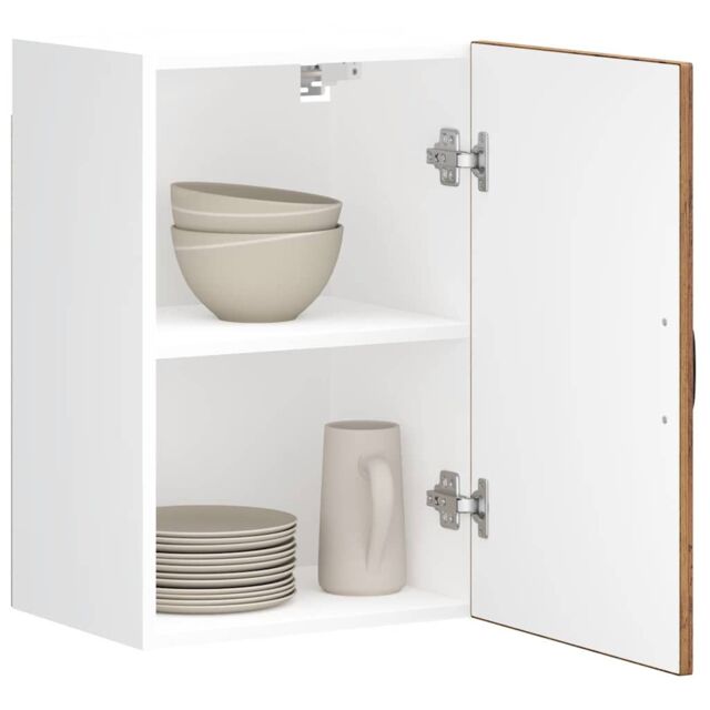 Berkfield Home Kitchen Wall Cabinet Lucca Old Wood Engineered Wood in Brown - image 1