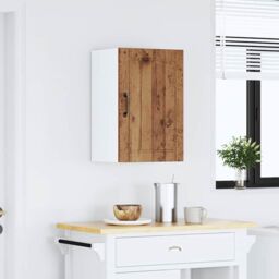 Berkfield Home Kitchen Wall Cabinet Lucca Old Wood Engineered Wood in Brown - thumbnail 3