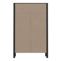 Wyld Haus Egtved 4 Drawer Chest in Black & Natural Oak Effect - thumbnail 6