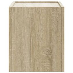 Berkfield Home Wall-mounted Bedside Cabinets 2 pcs Sonoma Oak 45x30x35 cm in Brown - Size: 45 x 30 x 35 cm - thumbnail 6