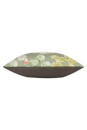 Evans Lichfield Grove Hedgehog Water & UV Resistant Outdoor Cushion in Olive - Size: 43 cm x 43 cm - thumbnail 3